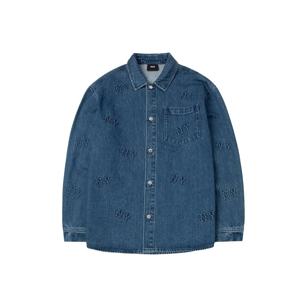 Mlb Base Logo New York Yankees SS24 Рубашка Унисекс Blue