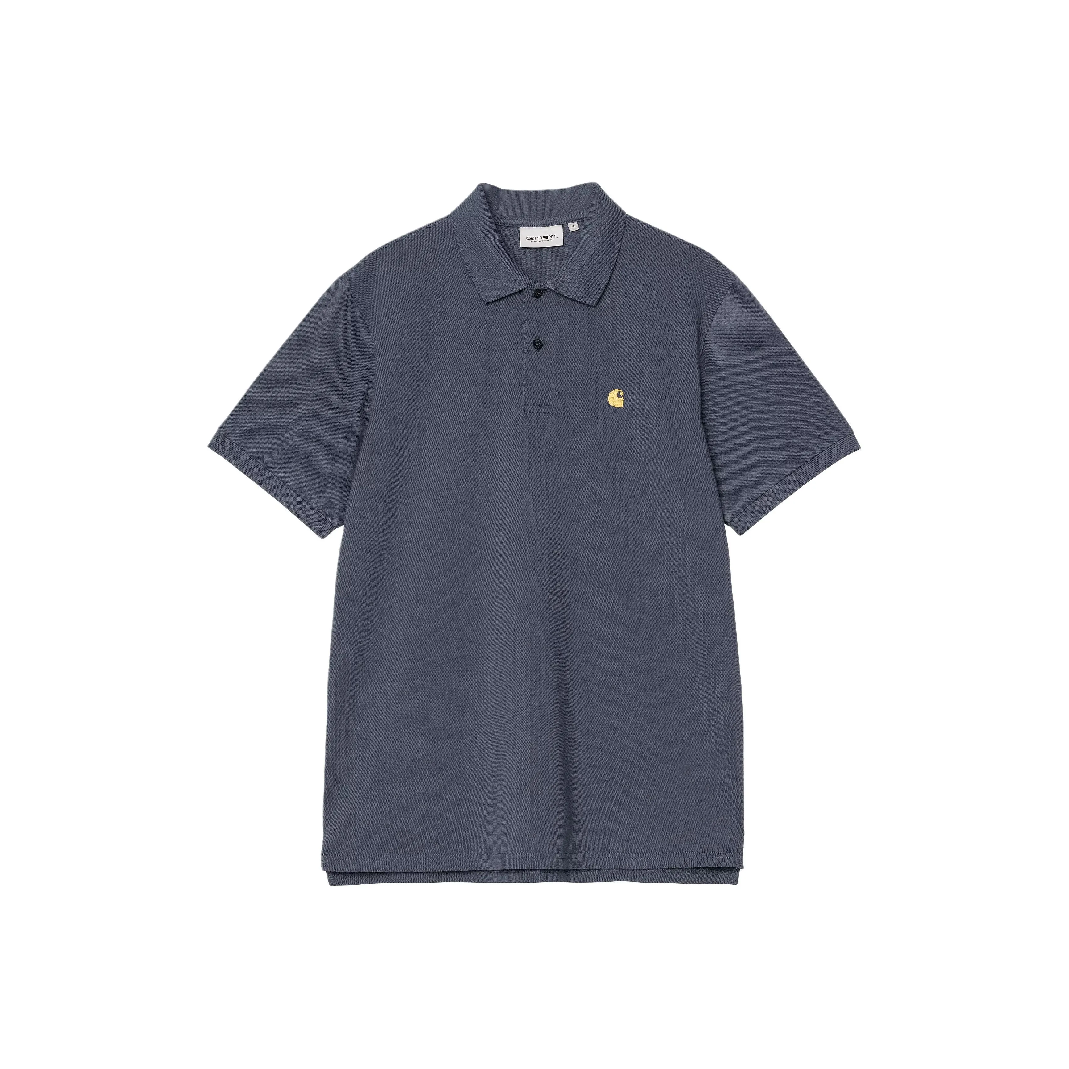 Carhartt WIP Chase Polo Shirts Men's Dark Blue
