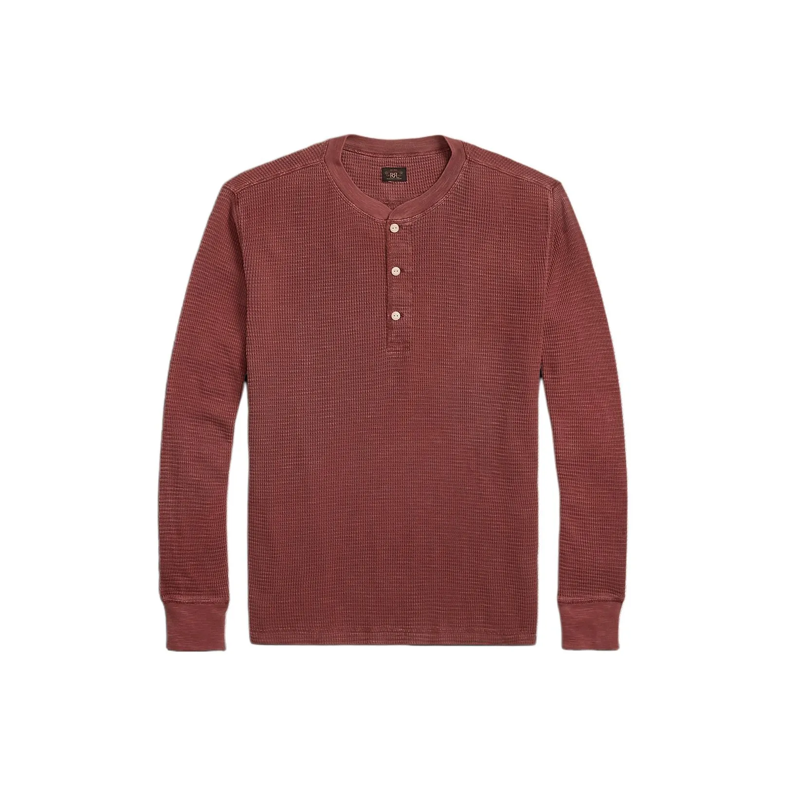 Double RL Henley neck T shirt