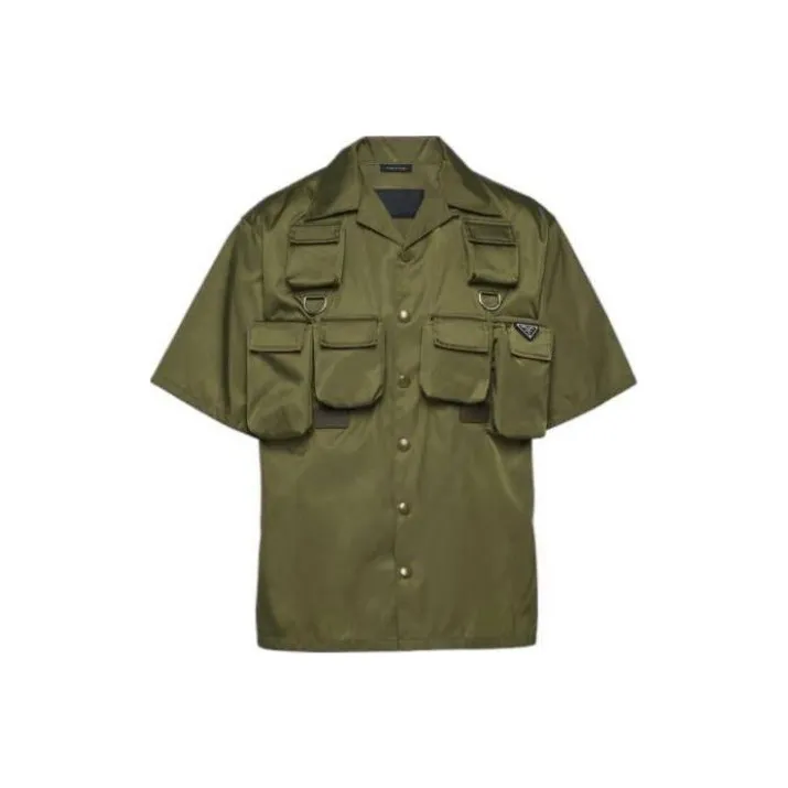 PRADA Shirts Men's Green