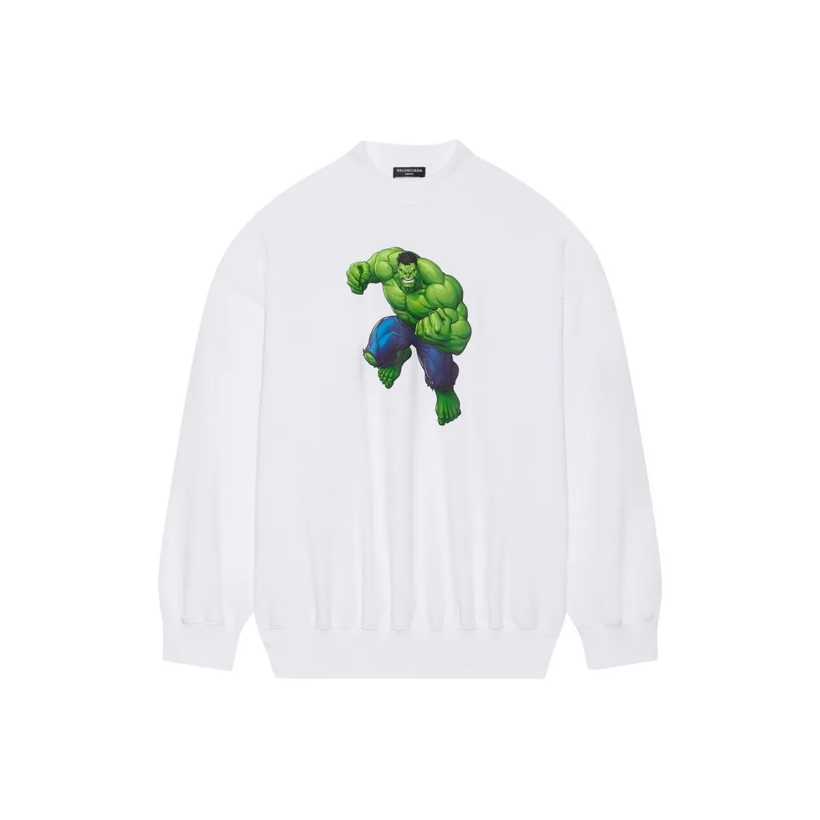 Balenciaga Mens Hulk 2021 Marvel Crewneck