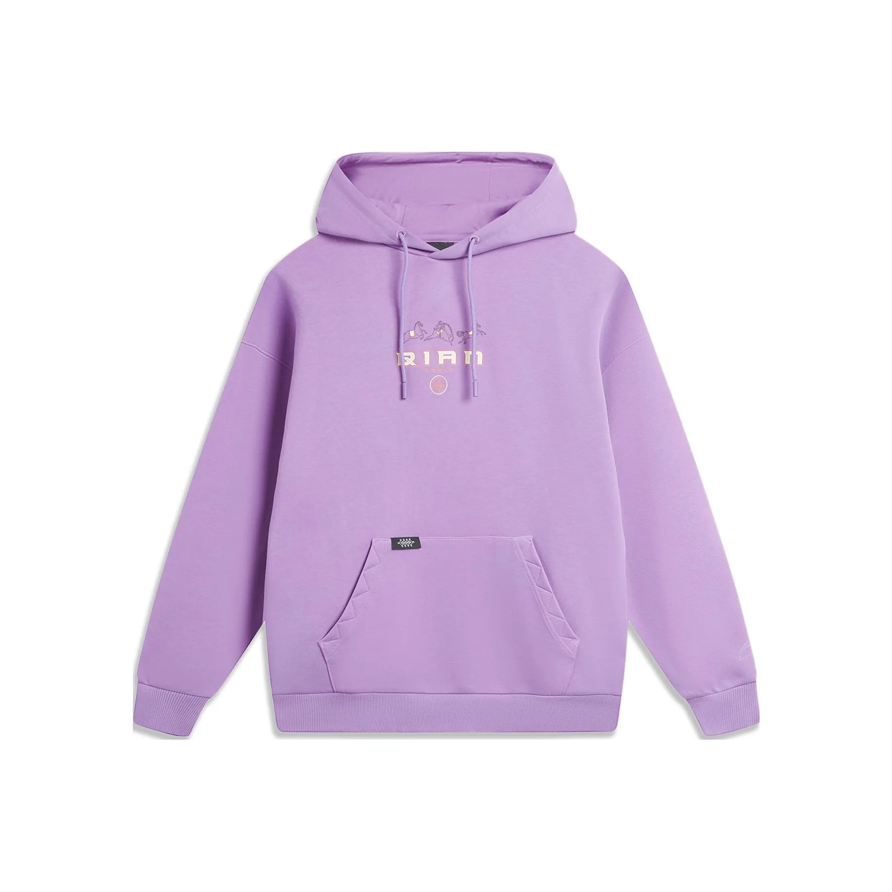 LINING Sports Life Collection Толстовка Унисекс Мягкий Фиолетовый