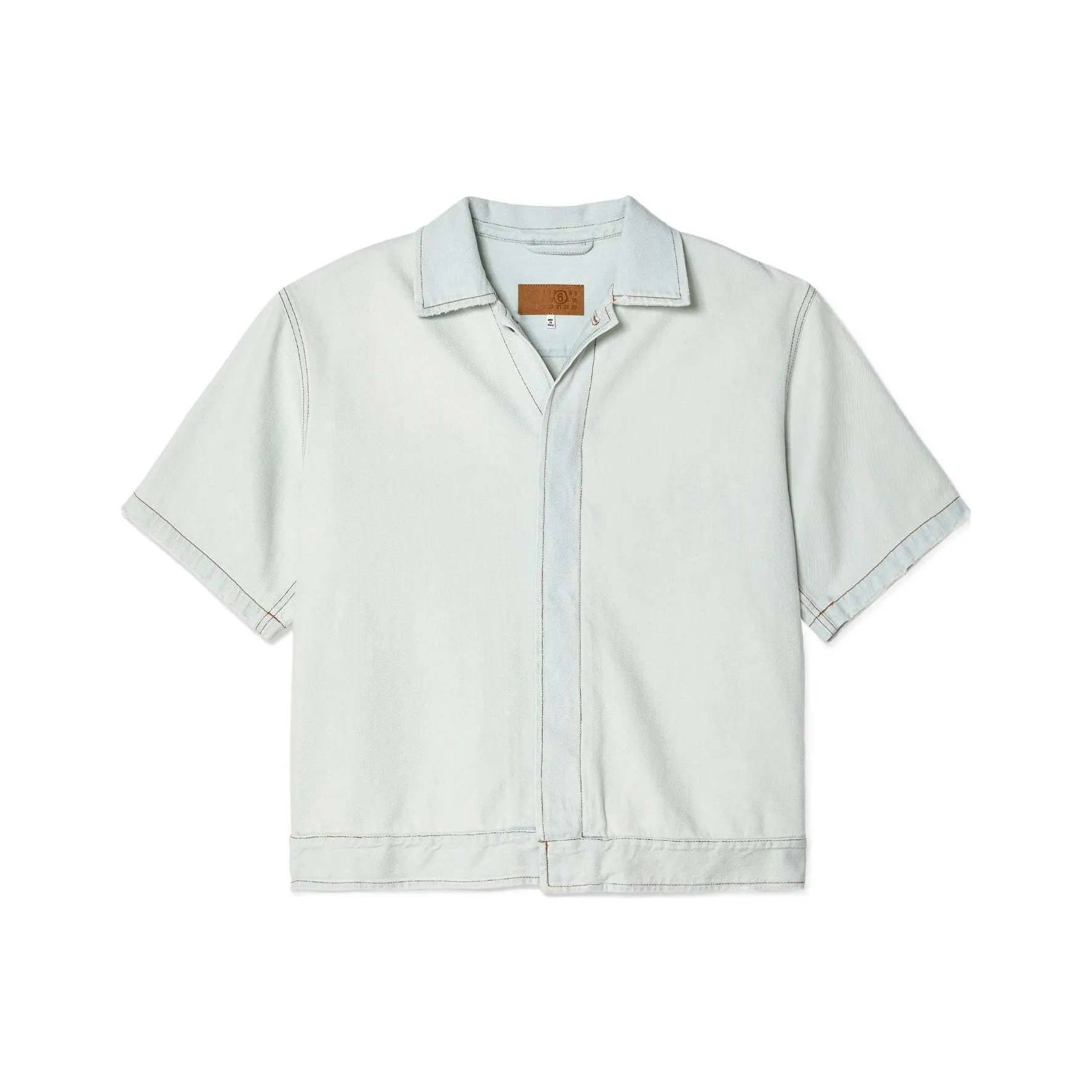 MM6 Maison Margiela совместная рубашка Мужская Серого цвета