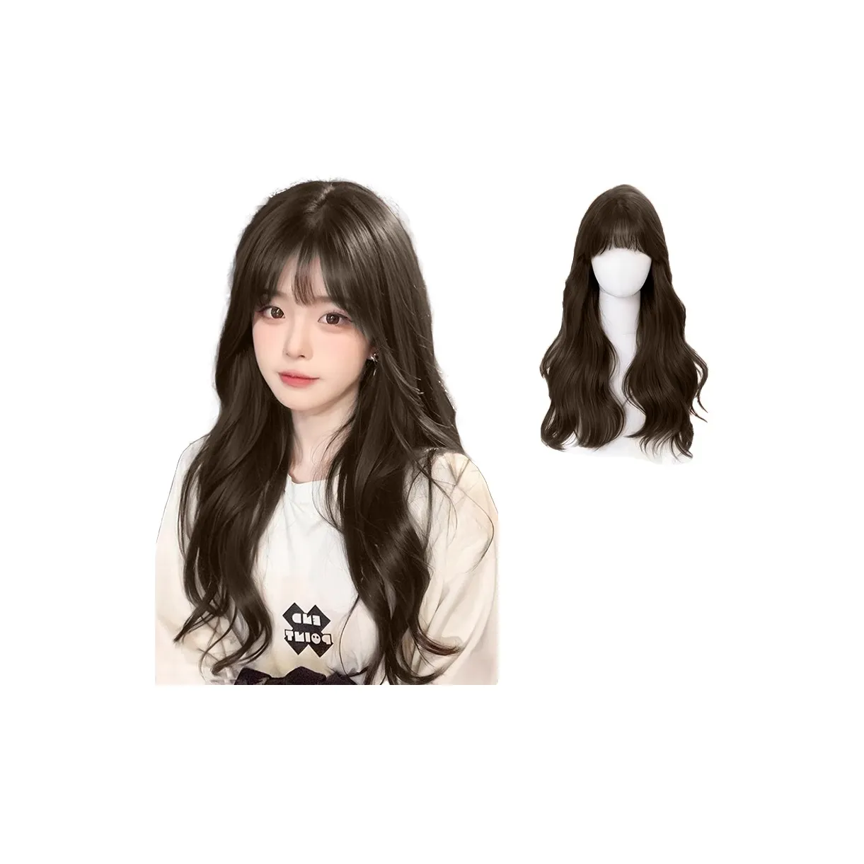 MUYAN Натуральный Микро Кудрявый Волна Full Набор для Укладки Волос на Голову Парики