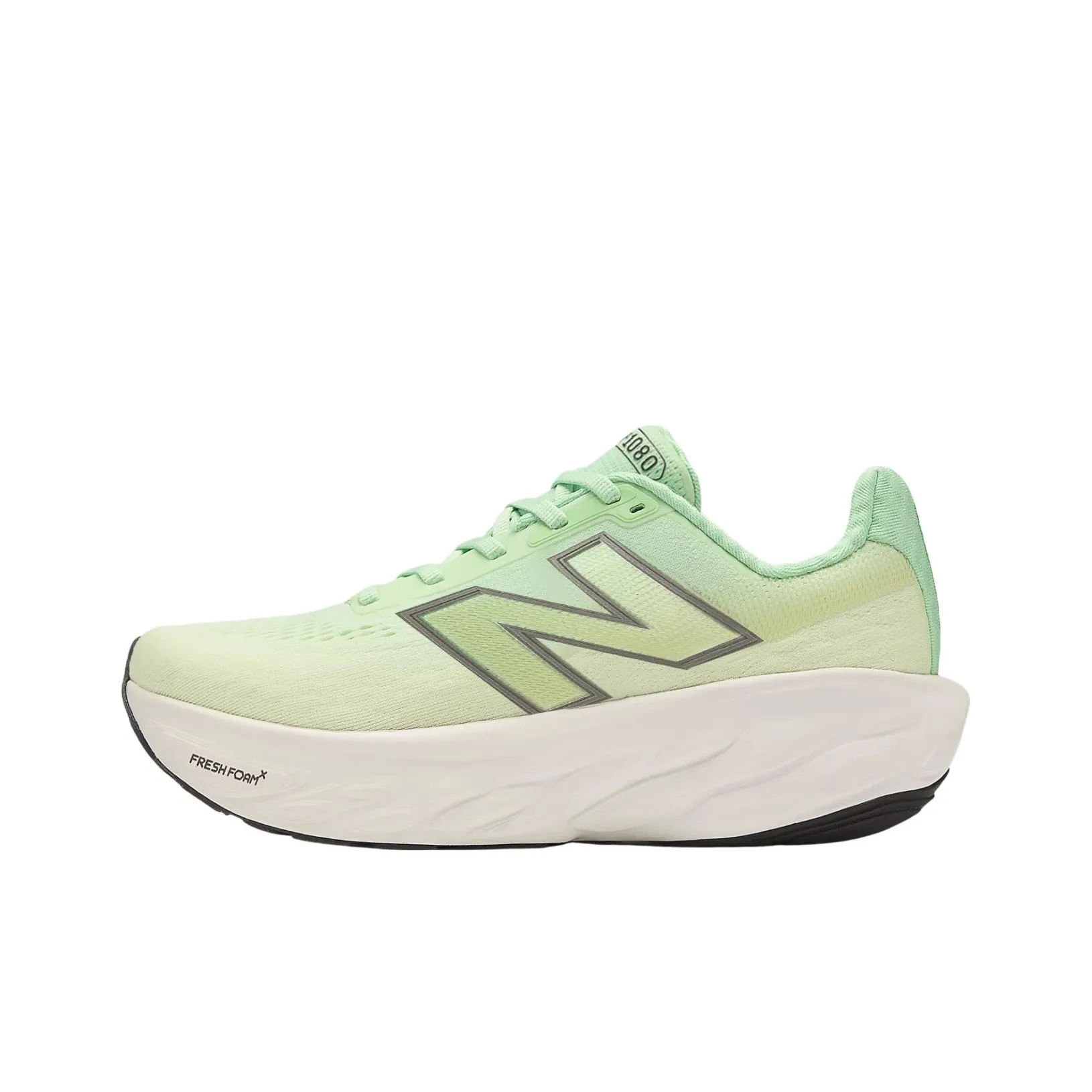 New Balance Fresh Foam X 1080 v14 Устойчивый к истиранию Низкий Топ Повседневные Беговые кроссовки Мужские Зеленые