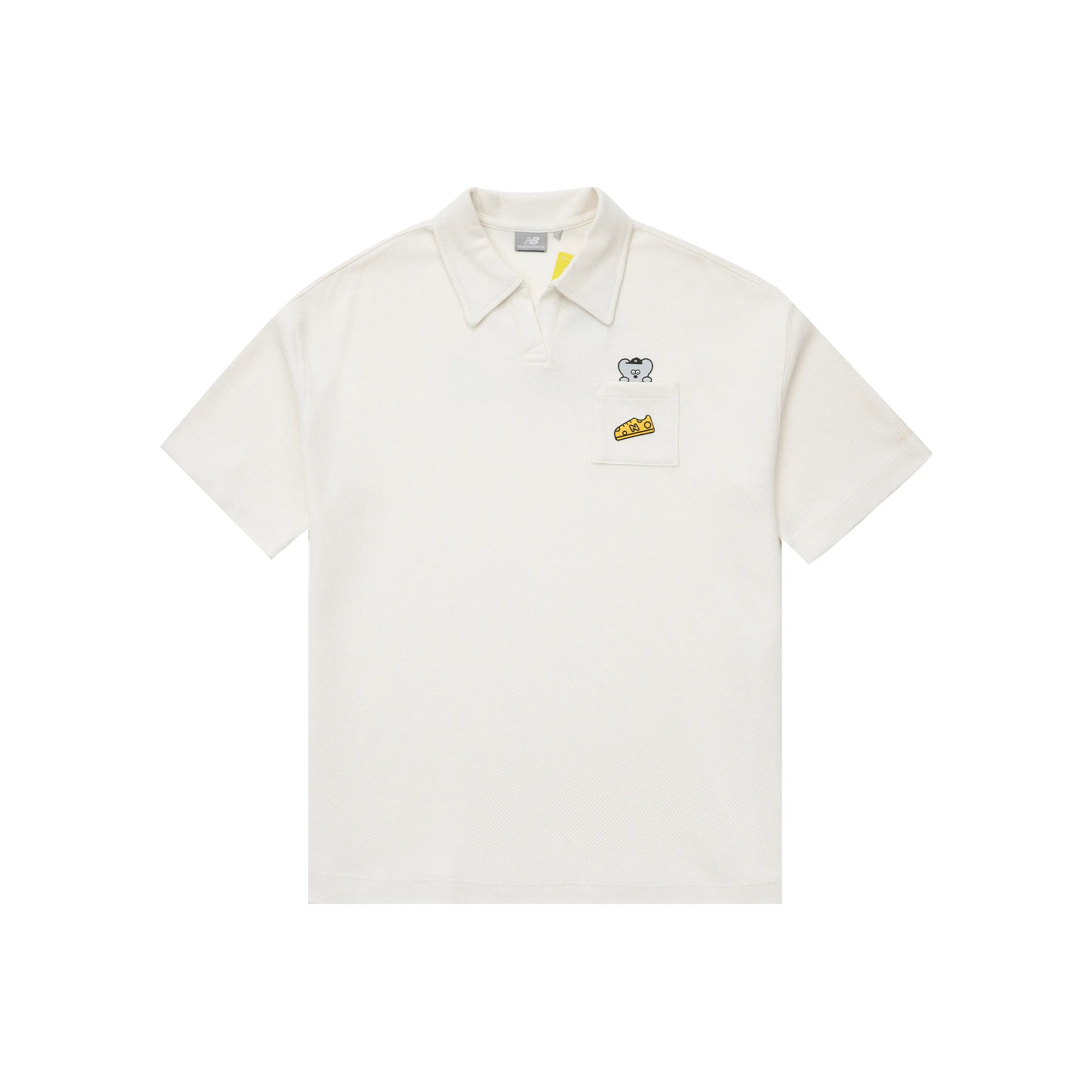 New Balance совместный бренд SEIJI ANDY Поло Унисекс Белый