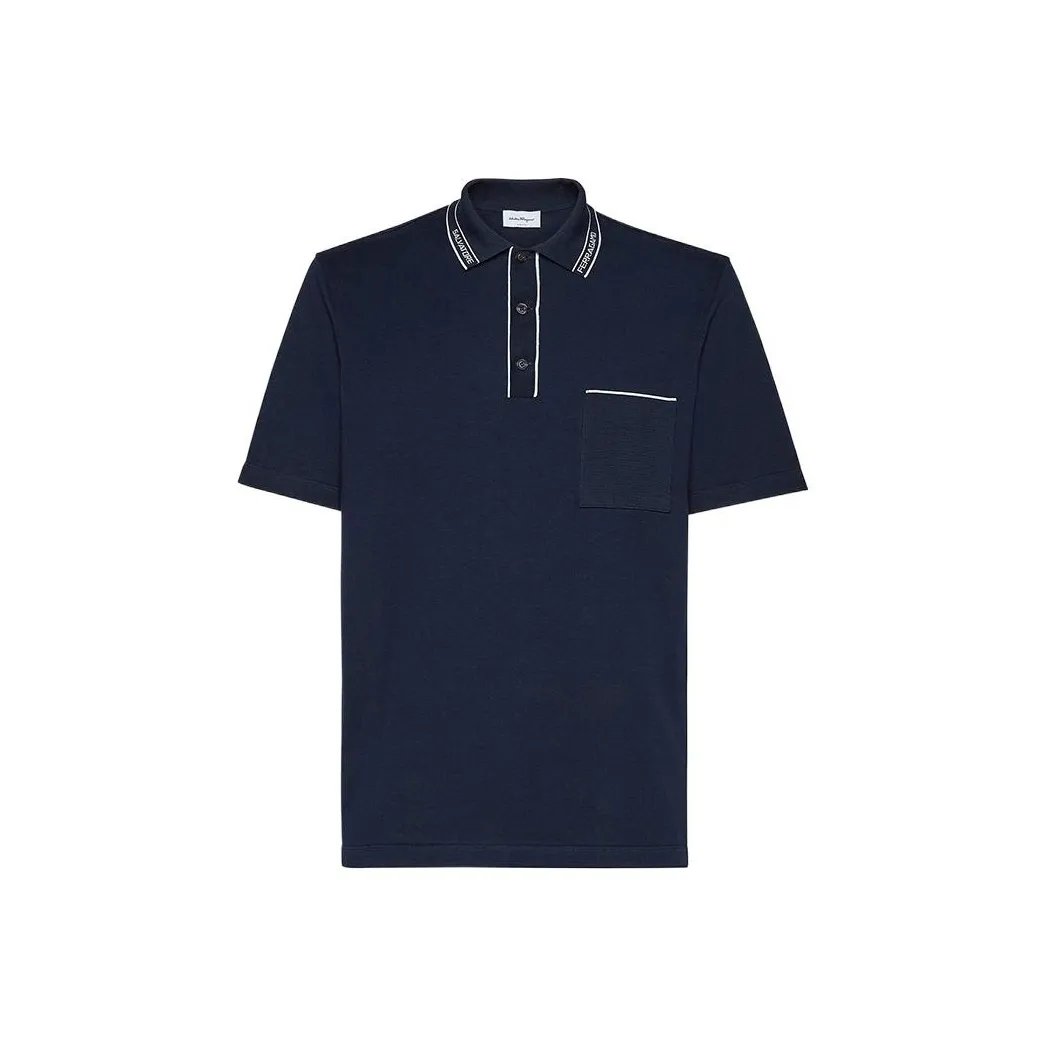 FERRAGAMO Polo Shirt Men's Blue