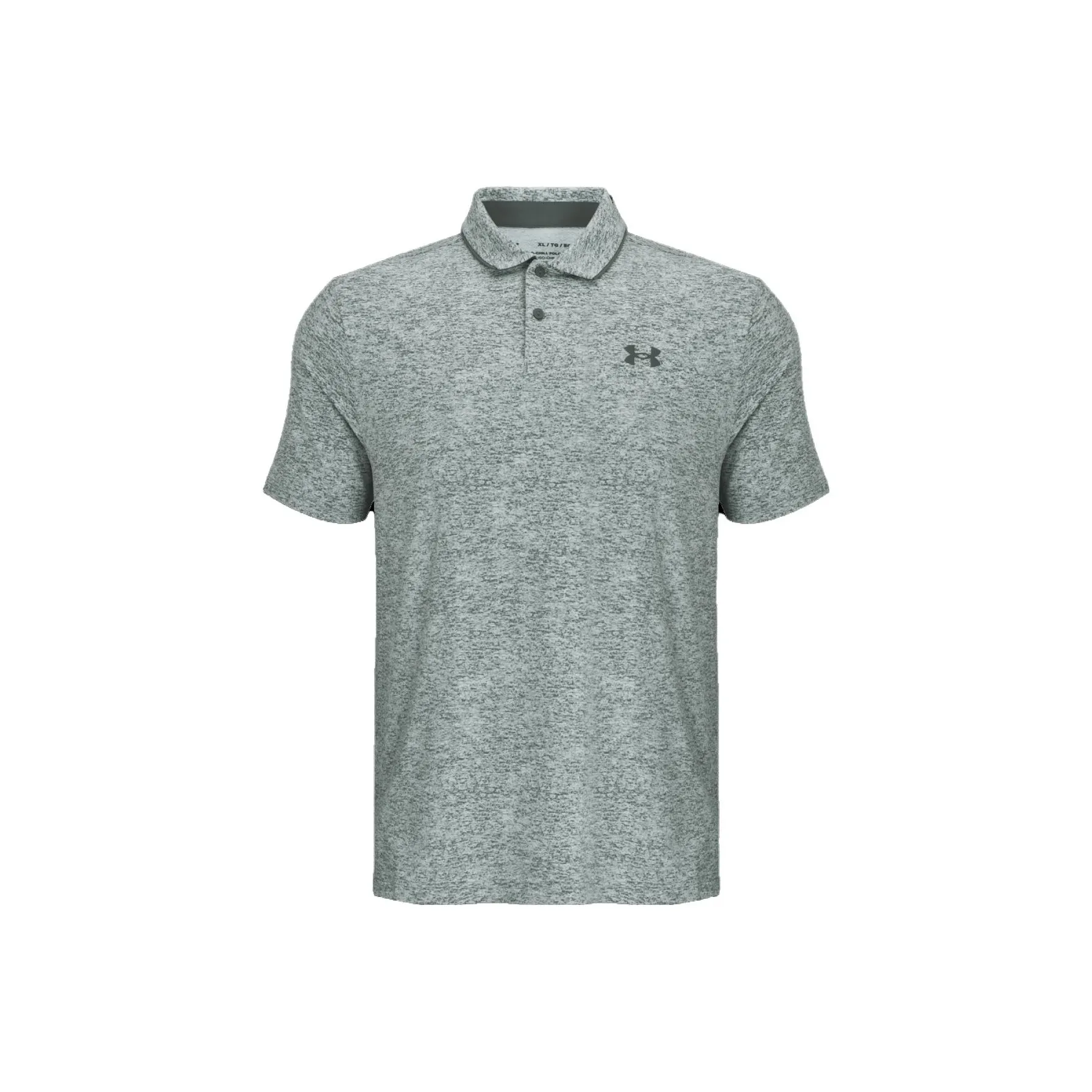 Under Armour UA Iso Chill Polo Shirt Men's Peach Gray