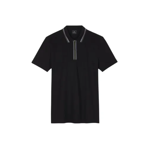 Paul Smith Мужское Поло Черного Цвета