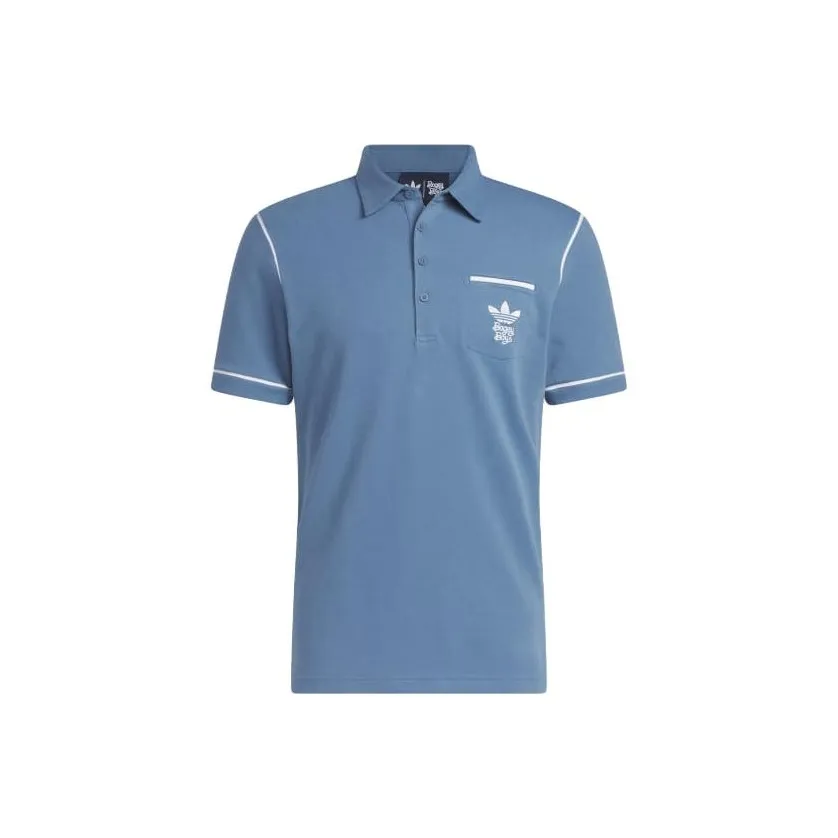 Adidas Originals Polo Shirts Men's Blue