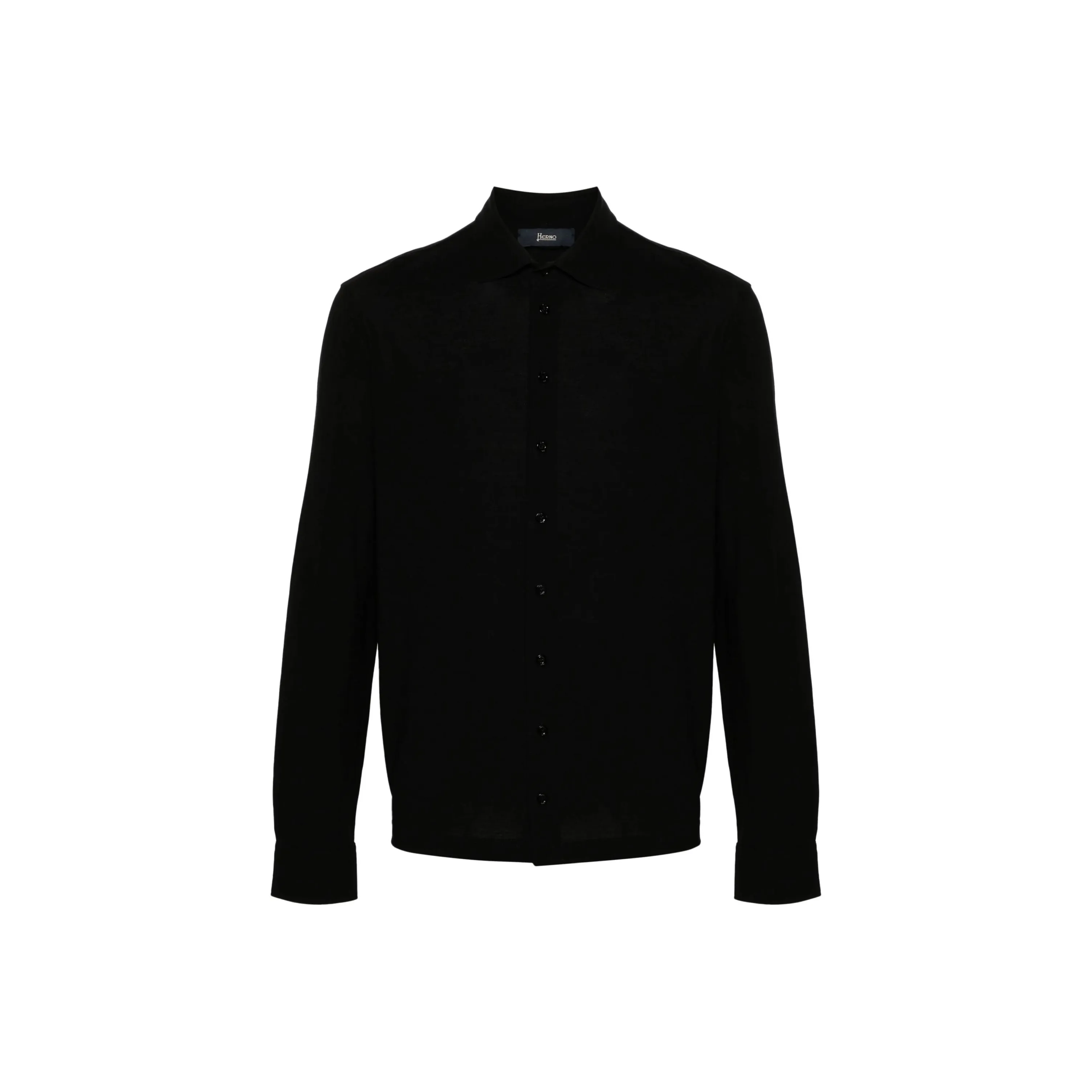 HERNO Spread-collar Cotton Shirt
