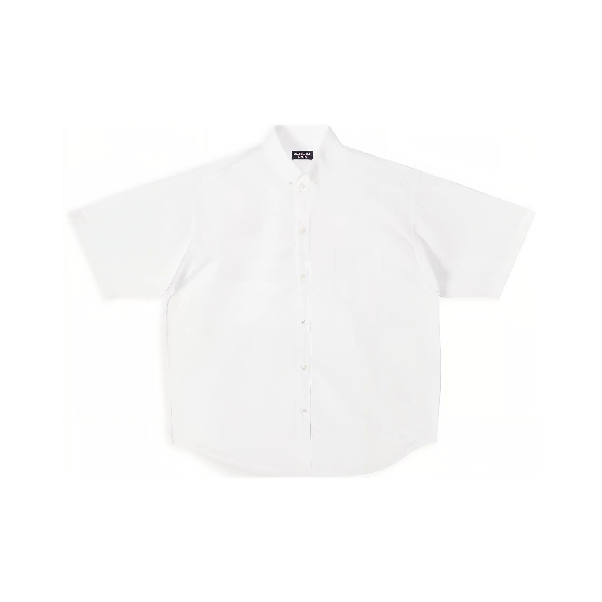 Balenciaga BB ICON FW22 Рубашка Регулярного Кроя Мужская Белая