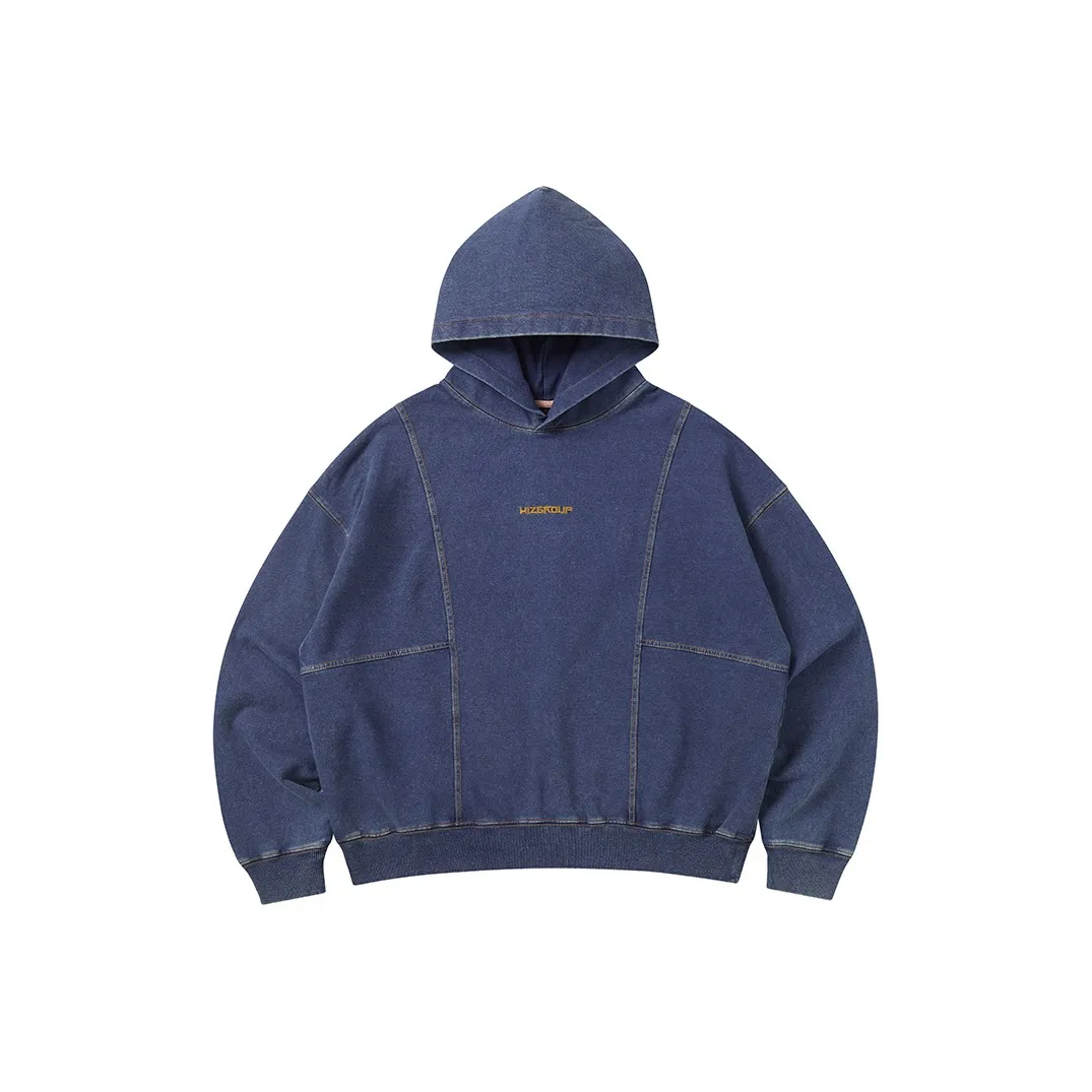 THEWIZBRAND Свитшот Унисекс Деним Синий