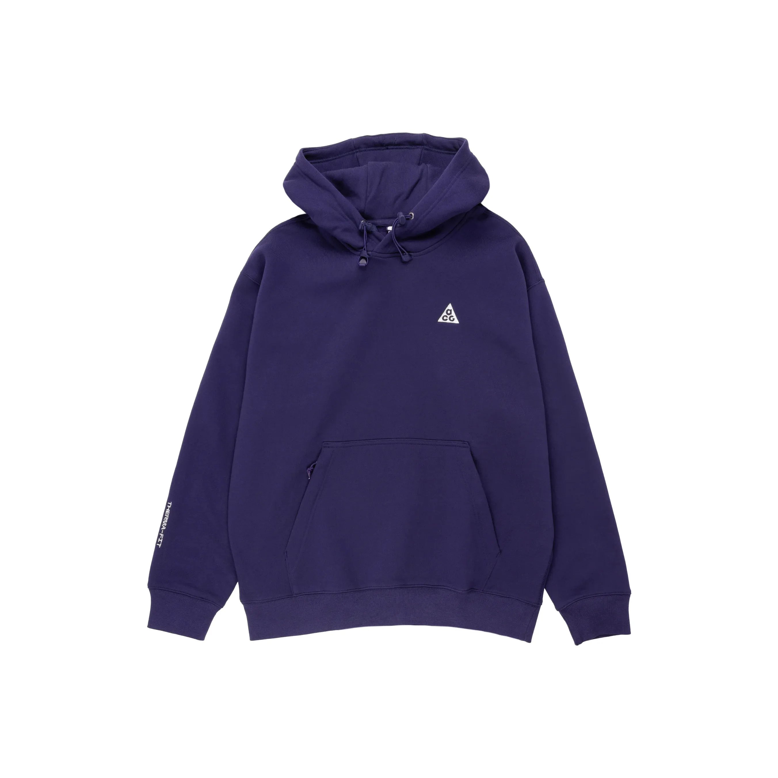 Nike Fleece Pullover Hoodie Sweatshirt Unisex Purple Ink