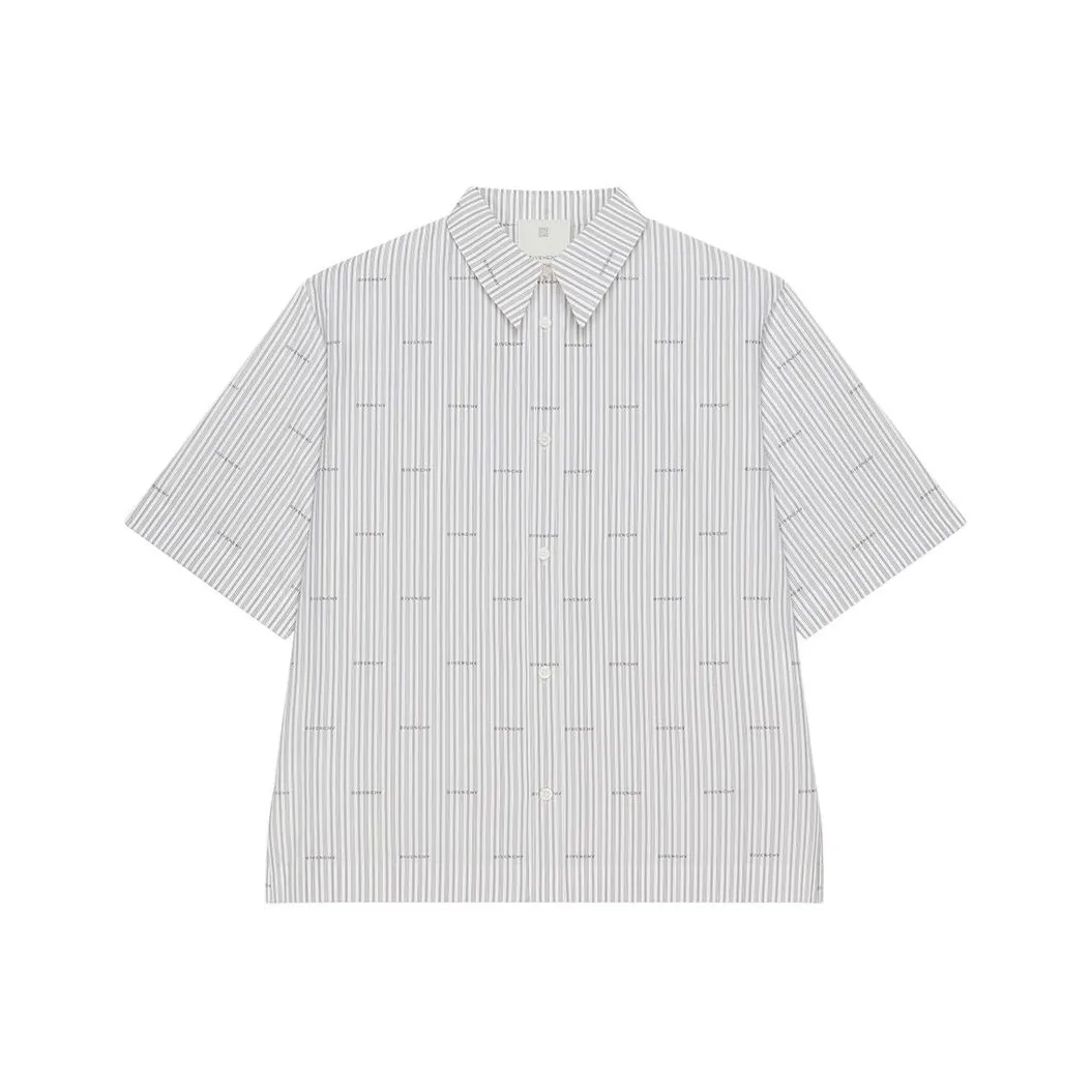 Givenchy Рубашка Мужская Светло-Серый