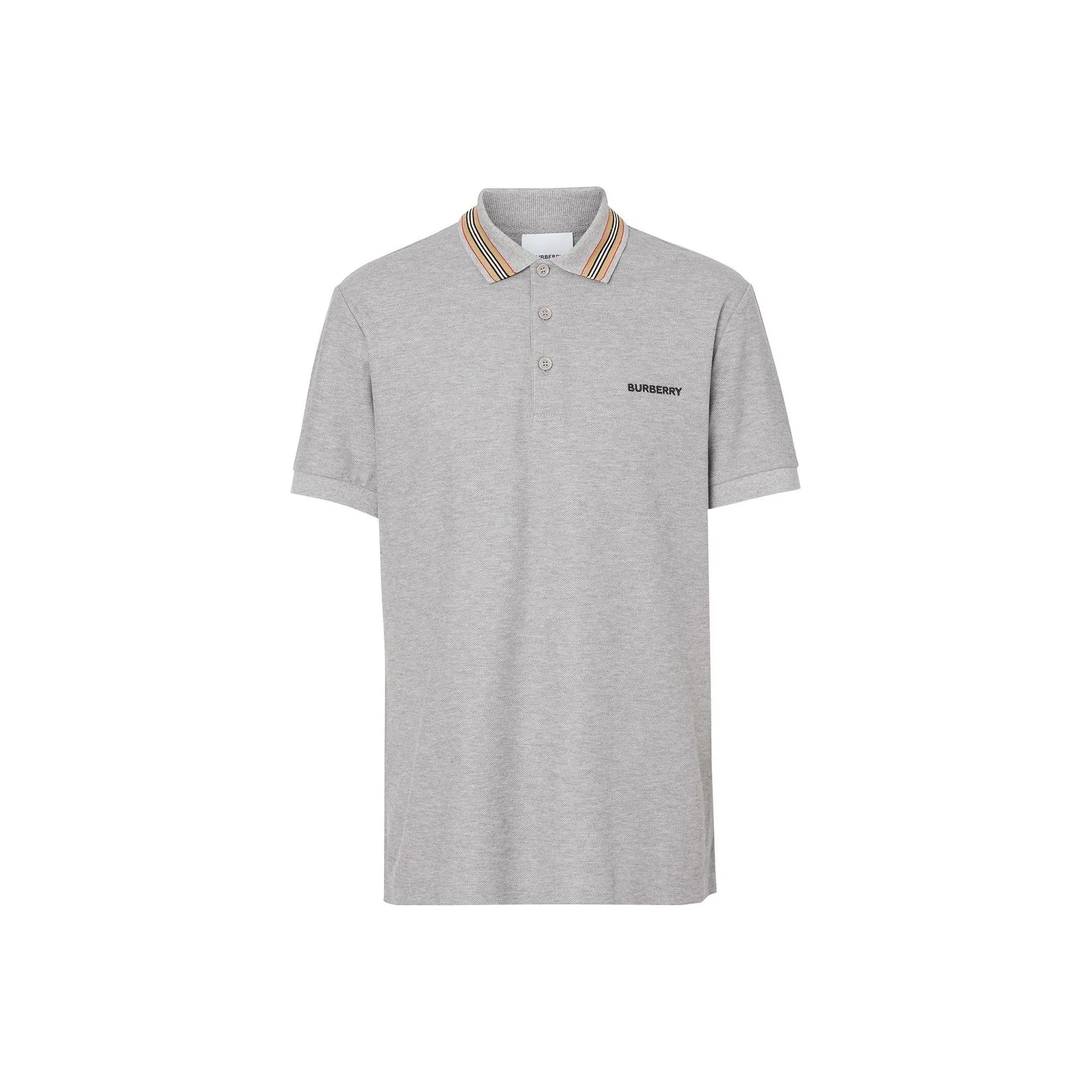 Burberry Polo Shirts Men's Gray