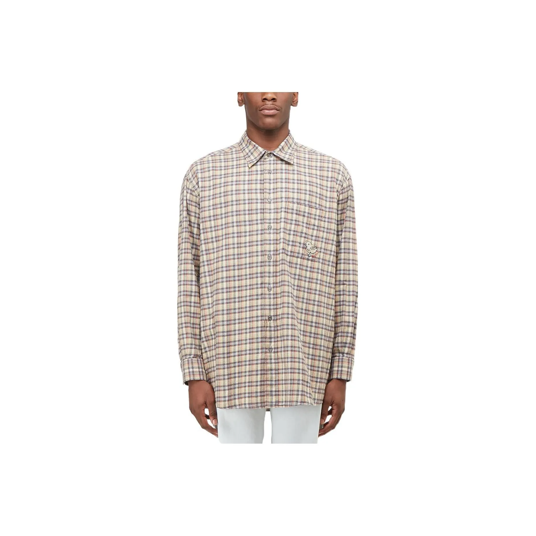 GUCCI Бежевые Мужские Рубашки