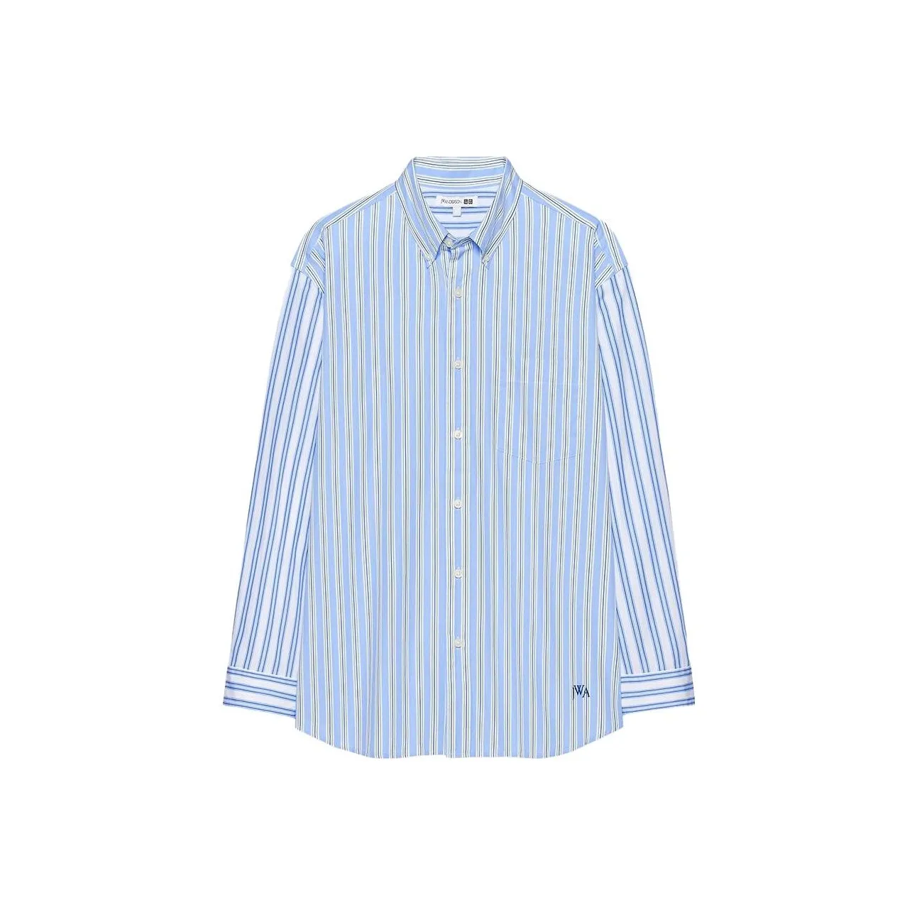 UNIQLO JW Anderson Co Branded Series Розовый/Синий Мужские Рубашки