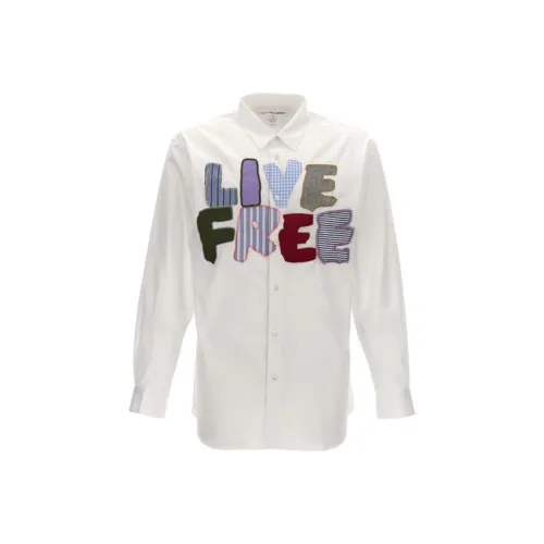 COMME DES GARCONS SHIRT Белая Мужская Рубашка