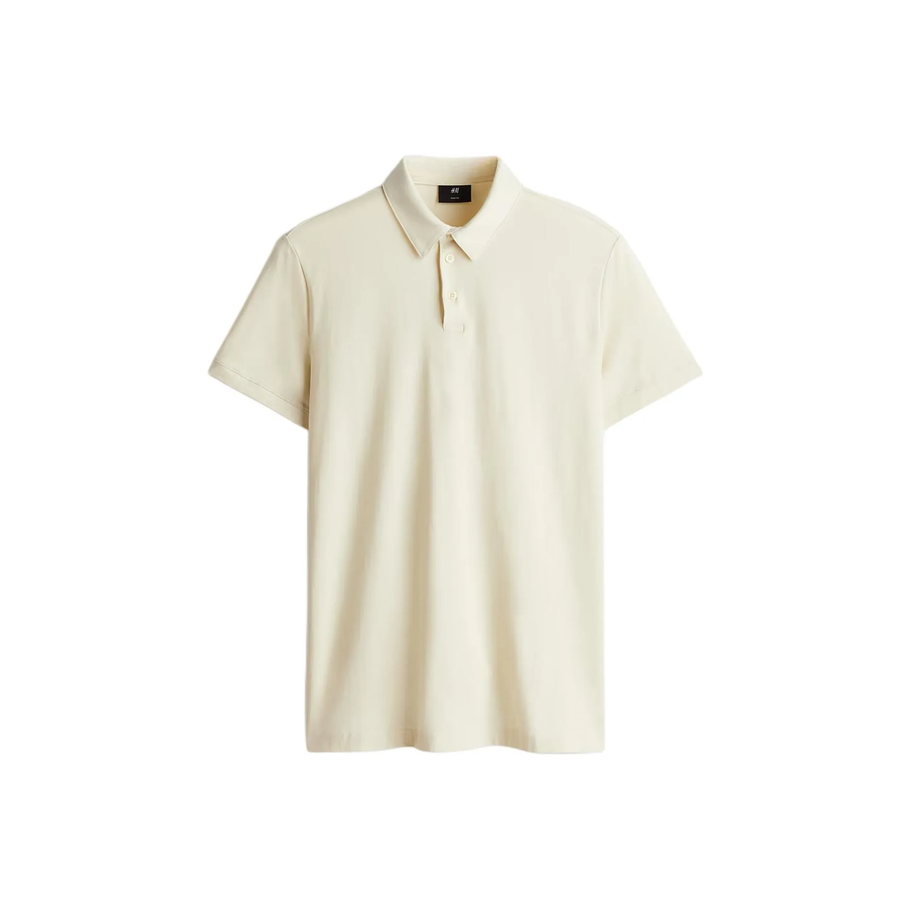 H&M Polo Shirt Men's Light Beige