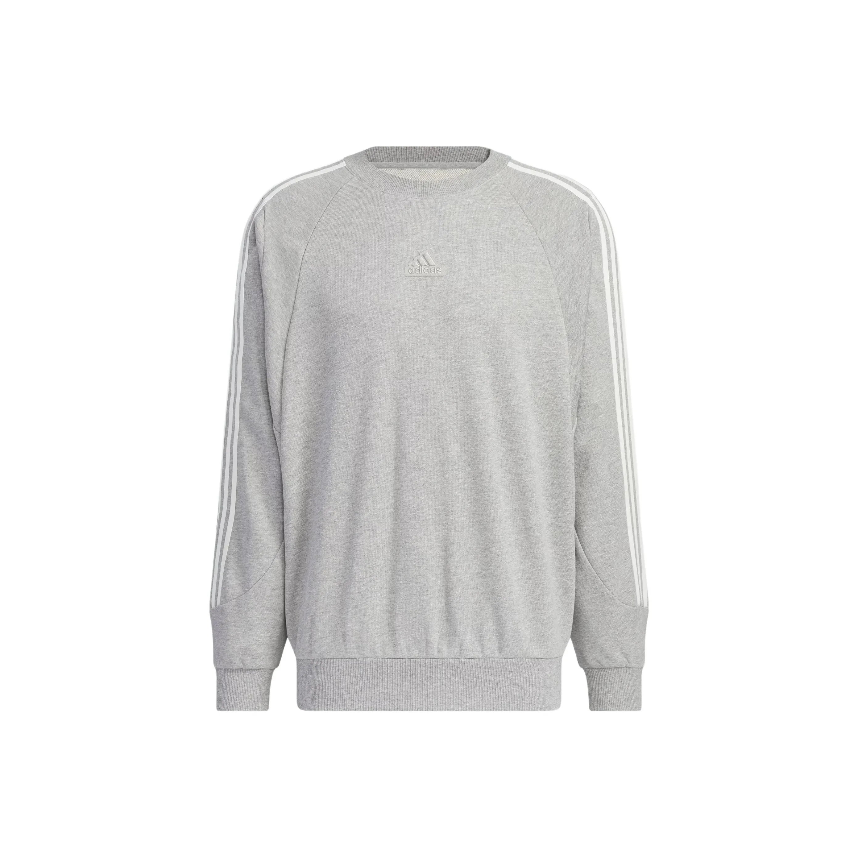 Adidas 3 Stripes CREW SWEATSHIRT Унисекс Средний Фотиния Серый
