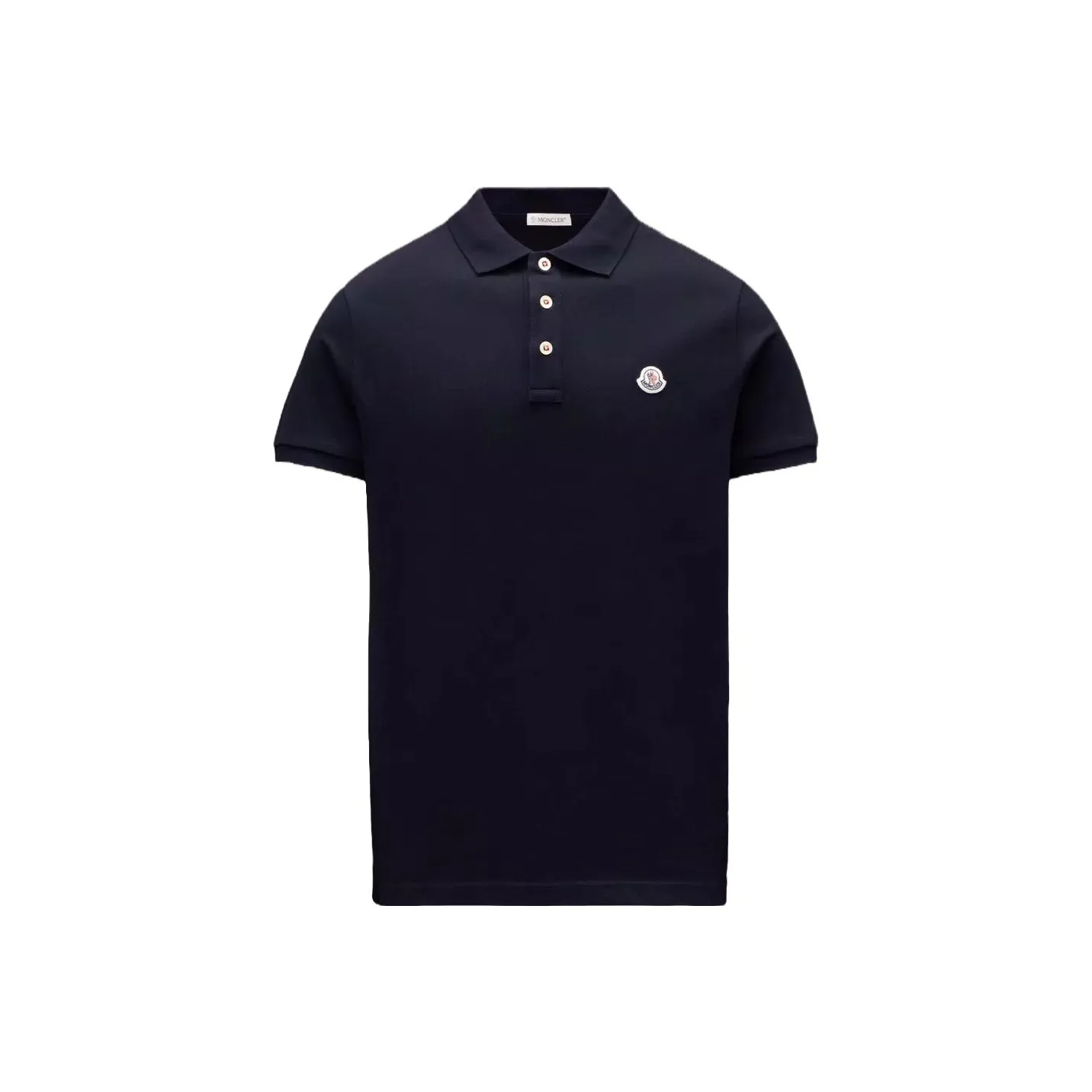 MONCLER SS23 Поло Мужское Морской Синий