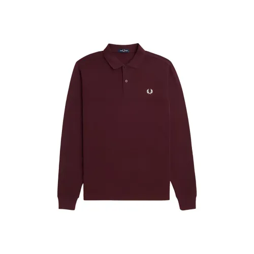 FRED PERRY Бургундский Мужской Поло
