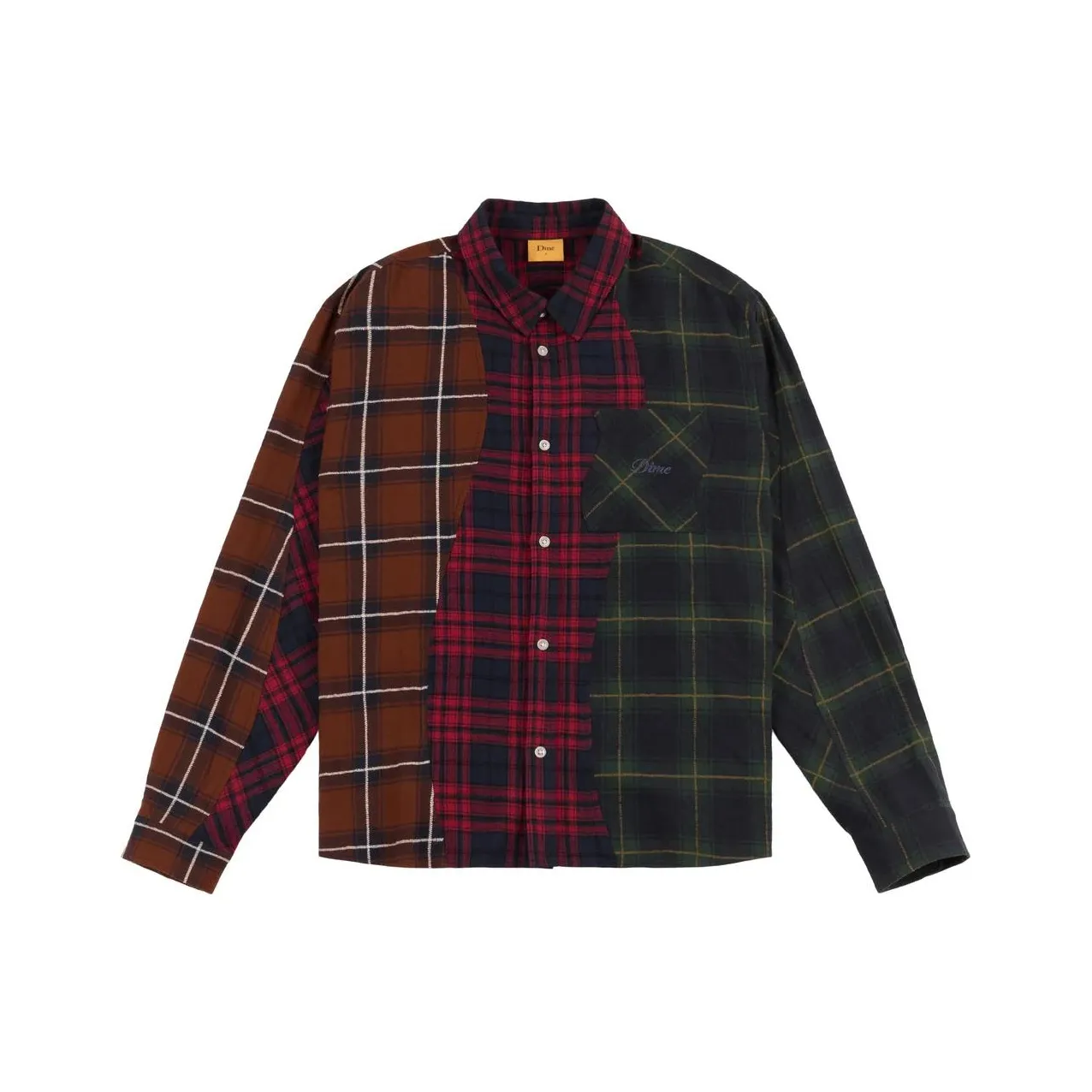 Dime MTL FW24 Рубашка Унисекс Многоцветная