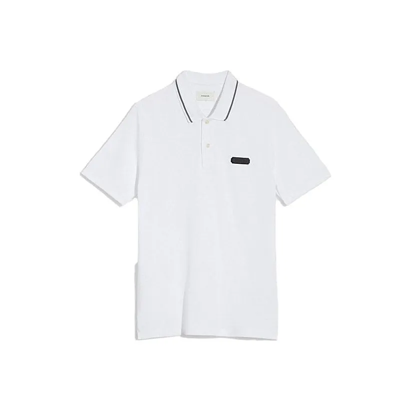 COACH Белая Мужская Поло