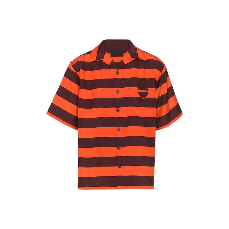 PRADA Orange Мужские Рубашки