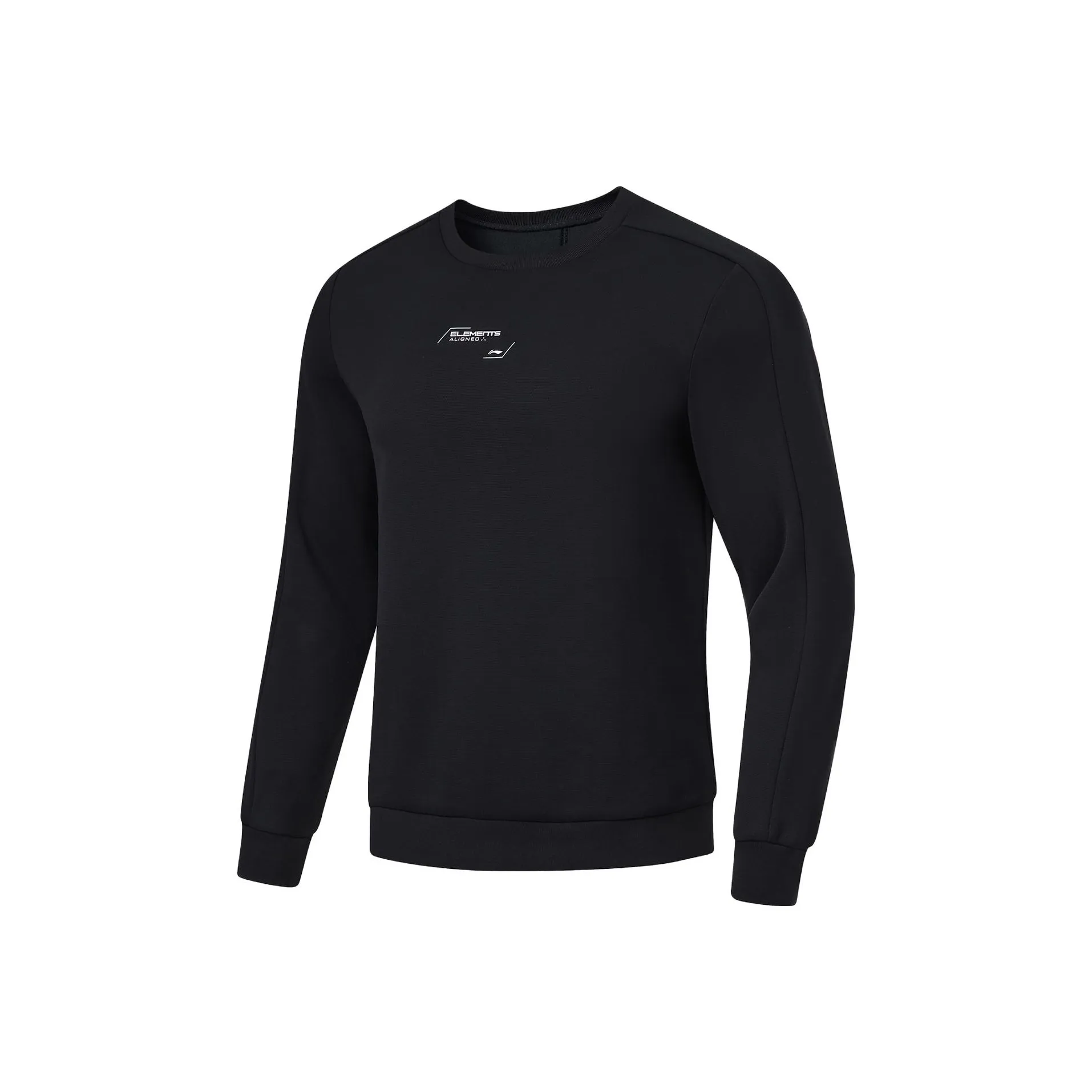 LiNing Fitness Series Knitted Fabric Sweatshirt Men's Black