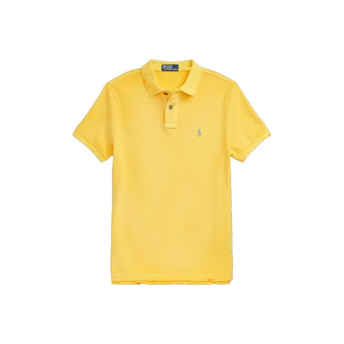 Polo Ralph Lauren Желтая Мужская Рубашка Polo