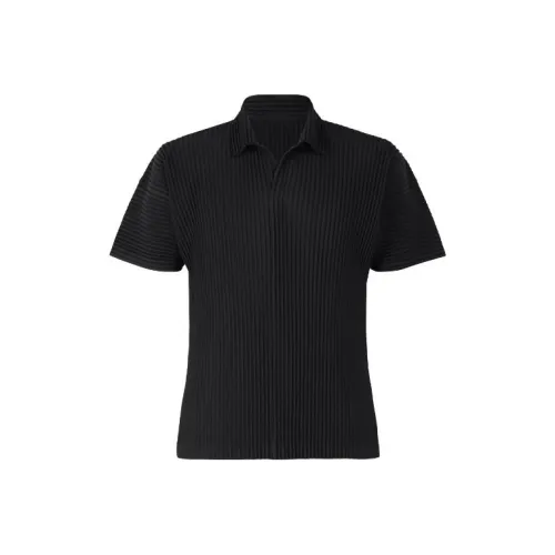 ISSEY MIYAKE Черное Мужское Поло
