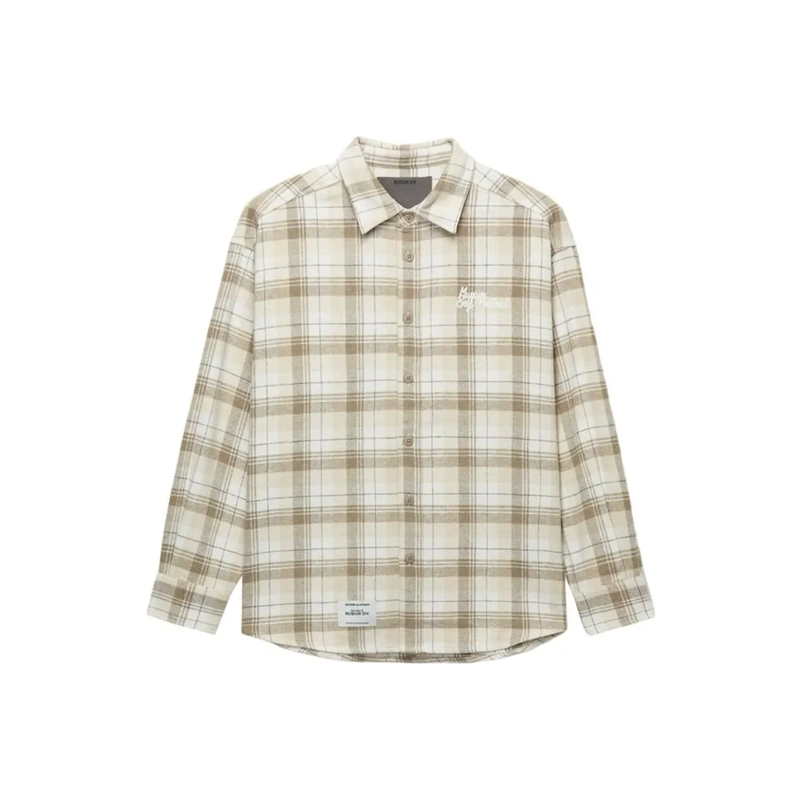 MUSIUM DIV IVA/Экрю Унисекс Рубашки