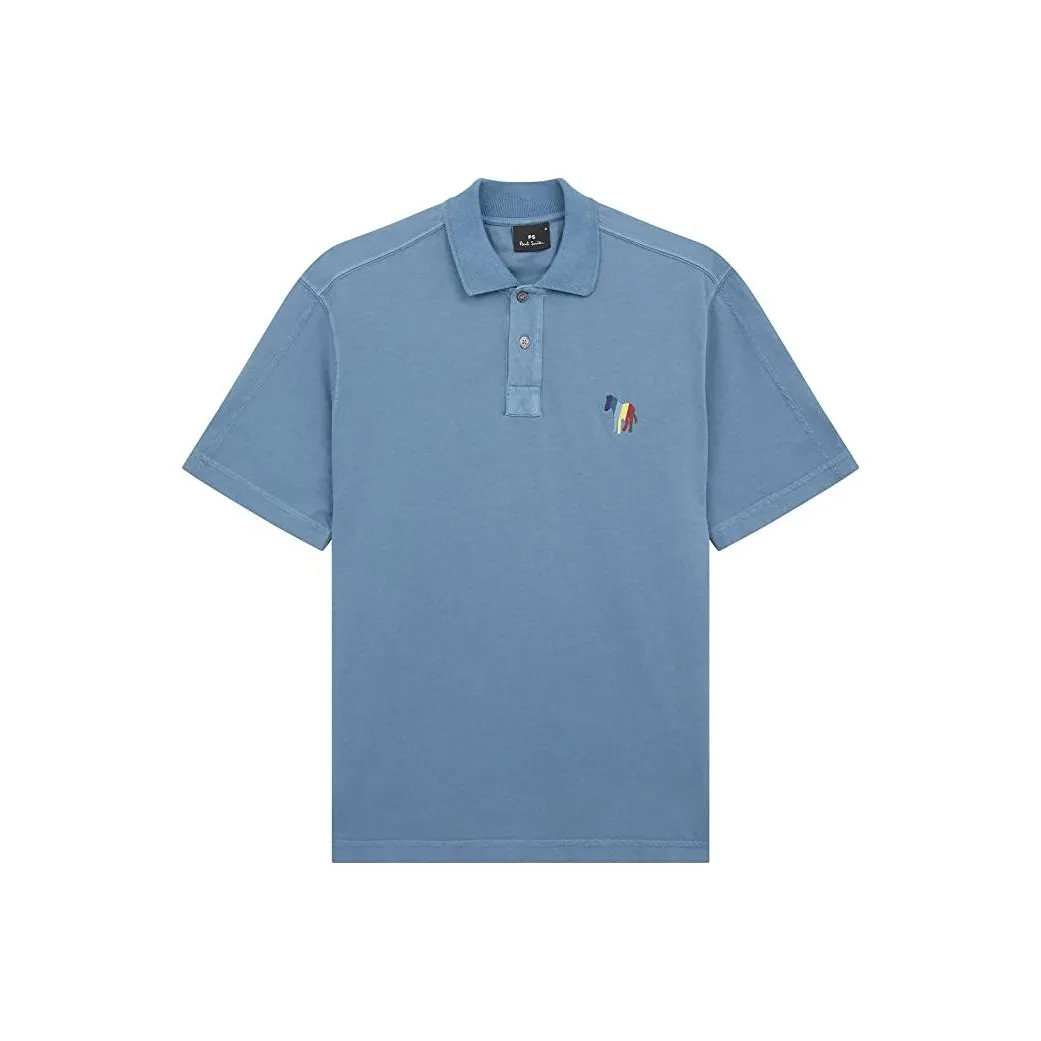 Paul Smith Polo Shirts Men's Gray Blue