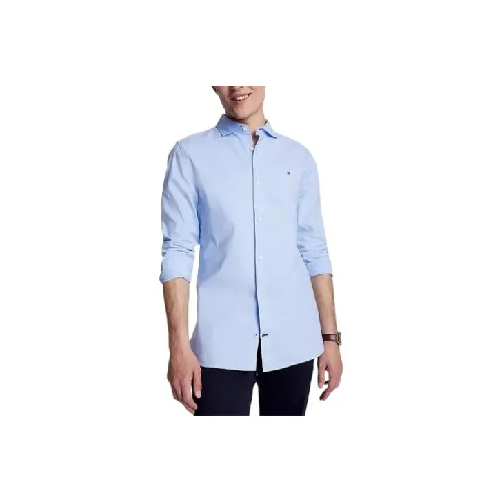 Tommy Hilfiger Рубашка Мужская Синяя