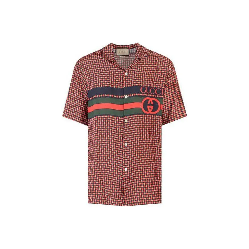 GUCCI Shirts Men's Brown