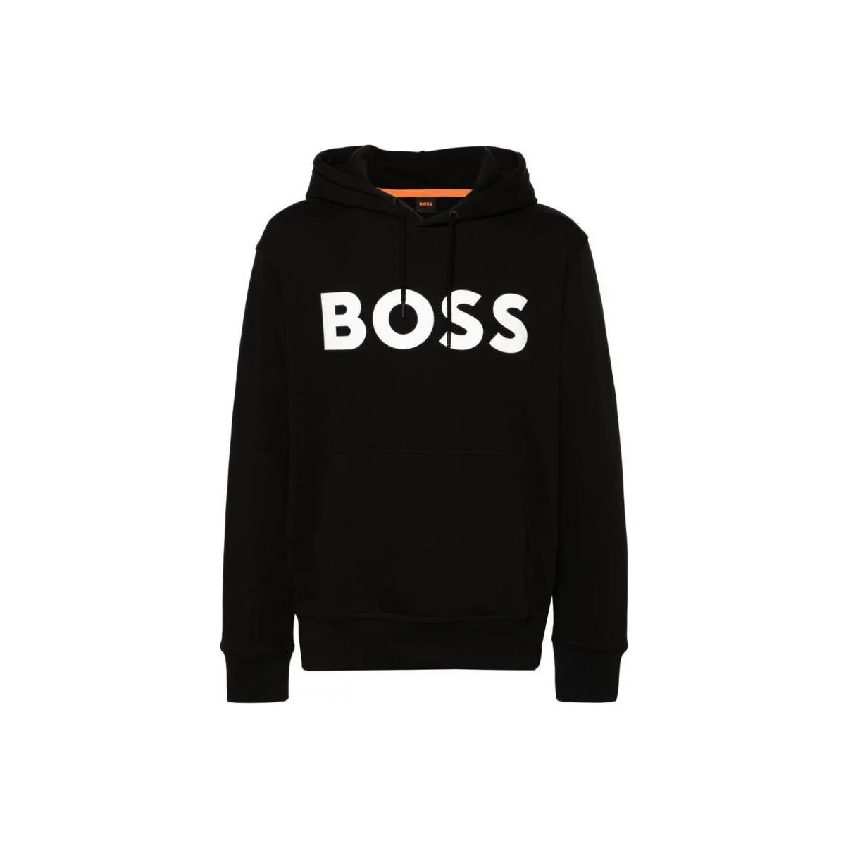 HUGO BOSS Logo Printed Drawstring Hoodie