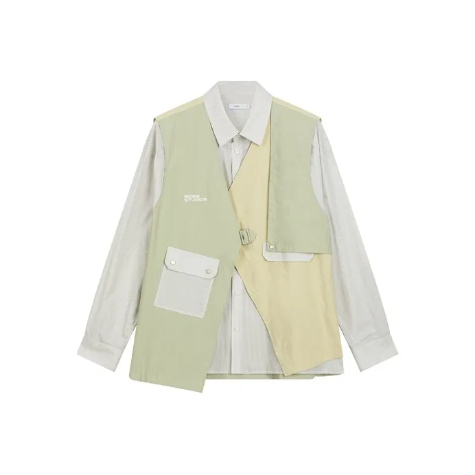 Bosieagender Бежевые Унисекс Рубашки