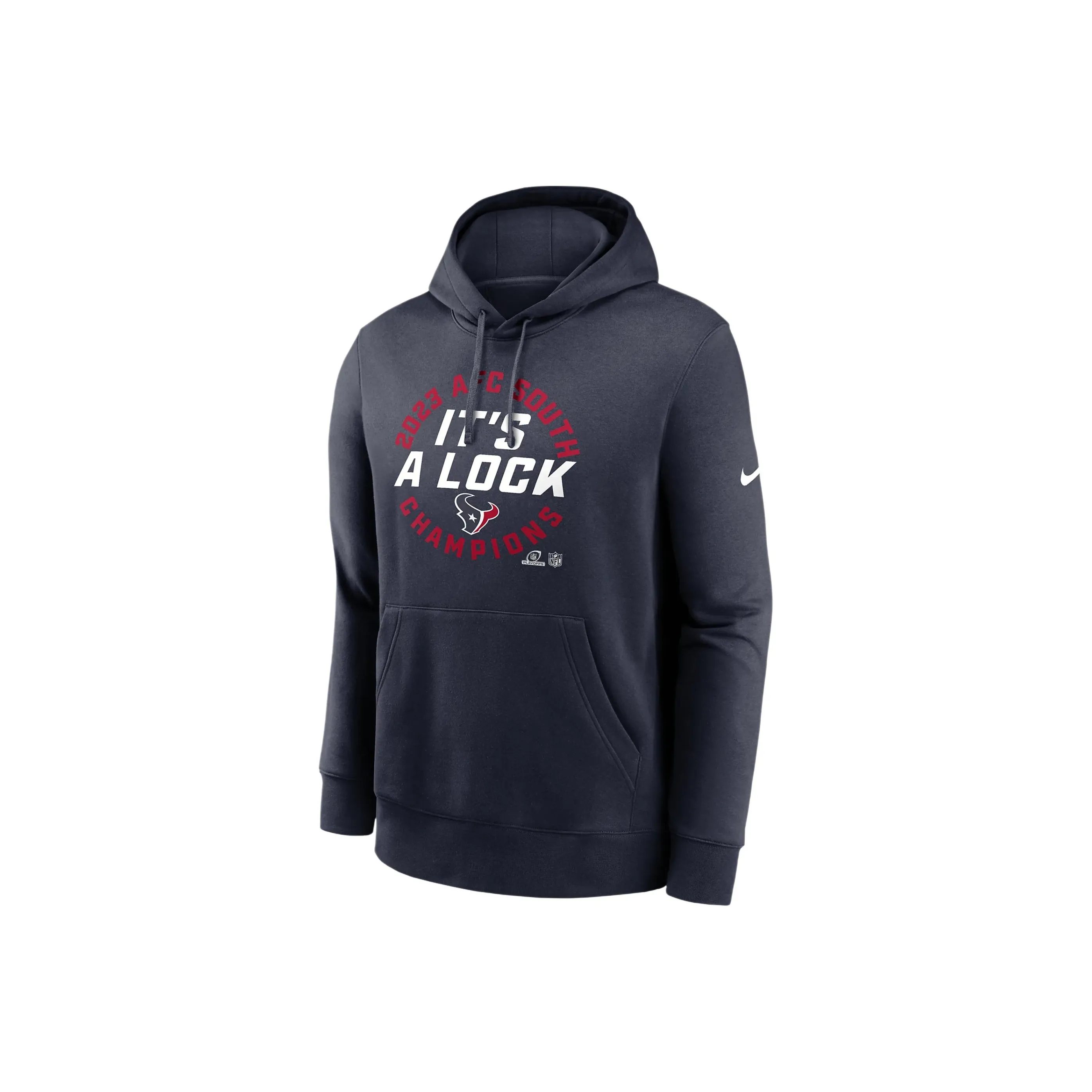 Nike Houston Texans 2024 Afc South Champions Trophy Collection Men's Nike Nfl Pullover Hoodie