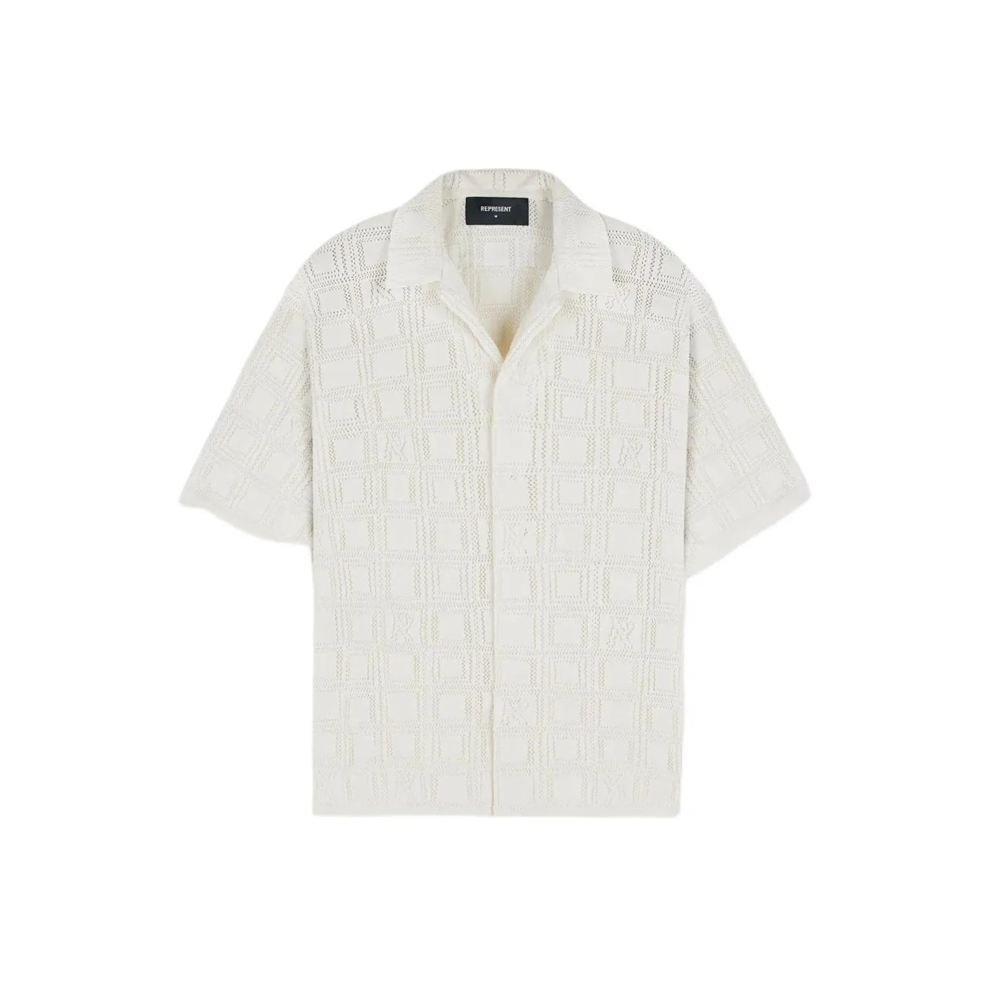 REPRESENT Рубашка Мужская Розовая Белая