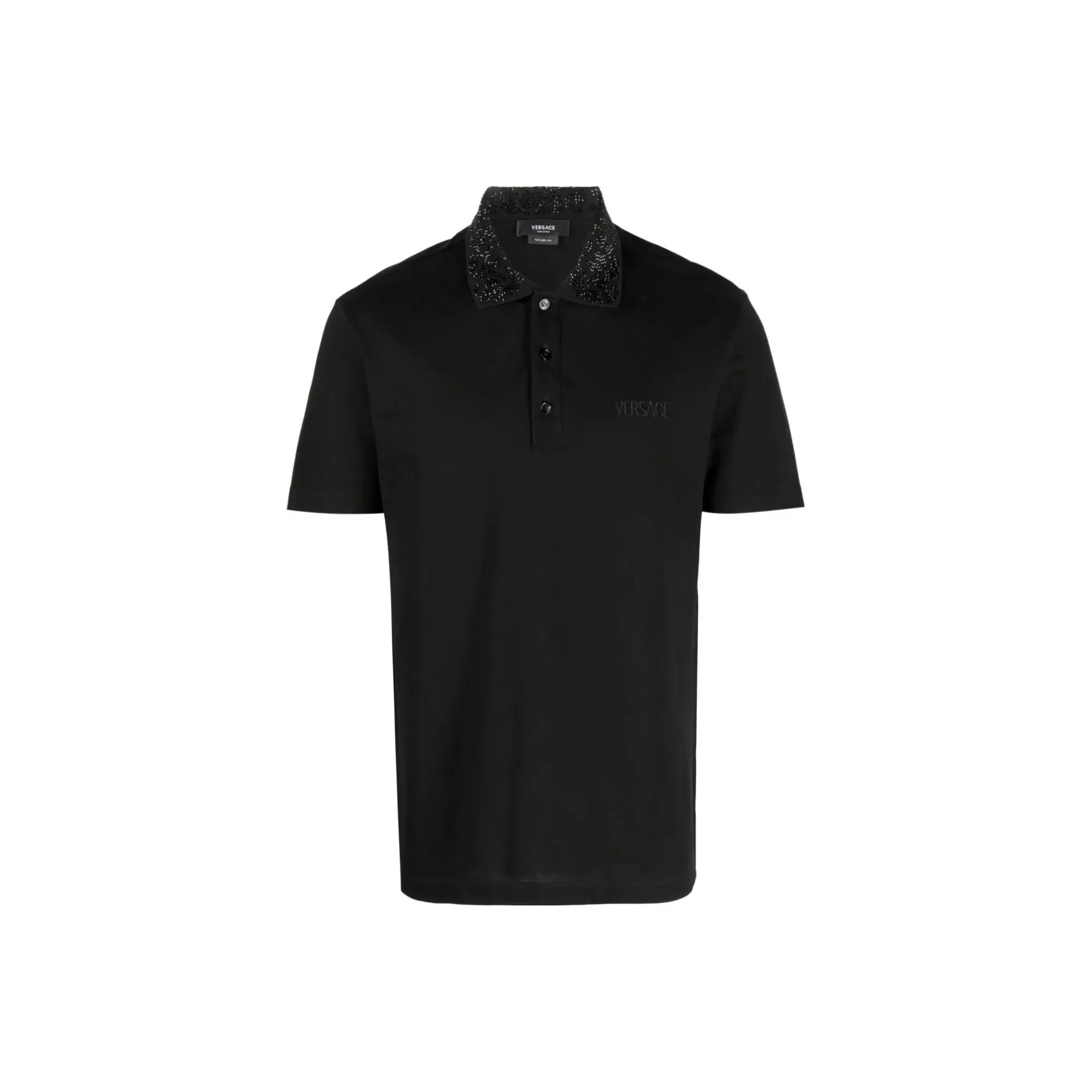 VERSACE Мужская черная поло
