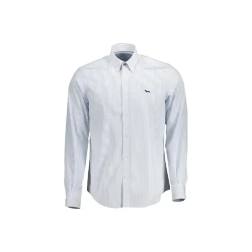 HARMONT&BLAINE Blue Мужские Рубашки