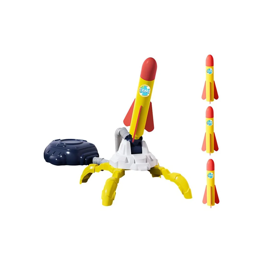 O Dream Star Pedal Powered Ракета Лазурь Запускающее Пристроение с Глянцивыми Особенностями. Развивающие Игрушки