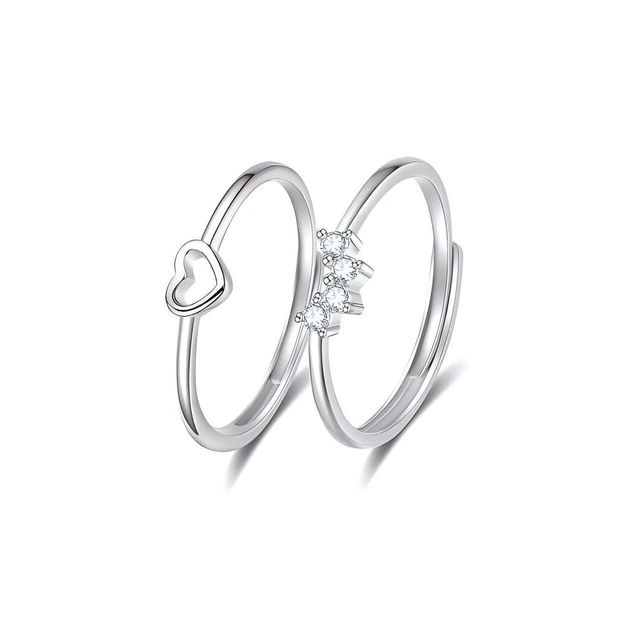 Asia Star S925 Silver Rings Women's