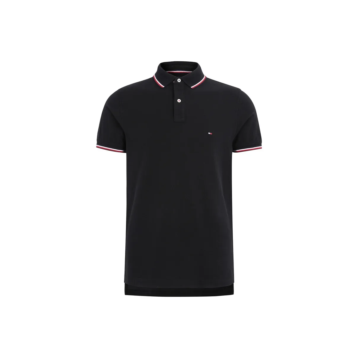 Tommy Hilfiger Stripe detail Polo Shirt