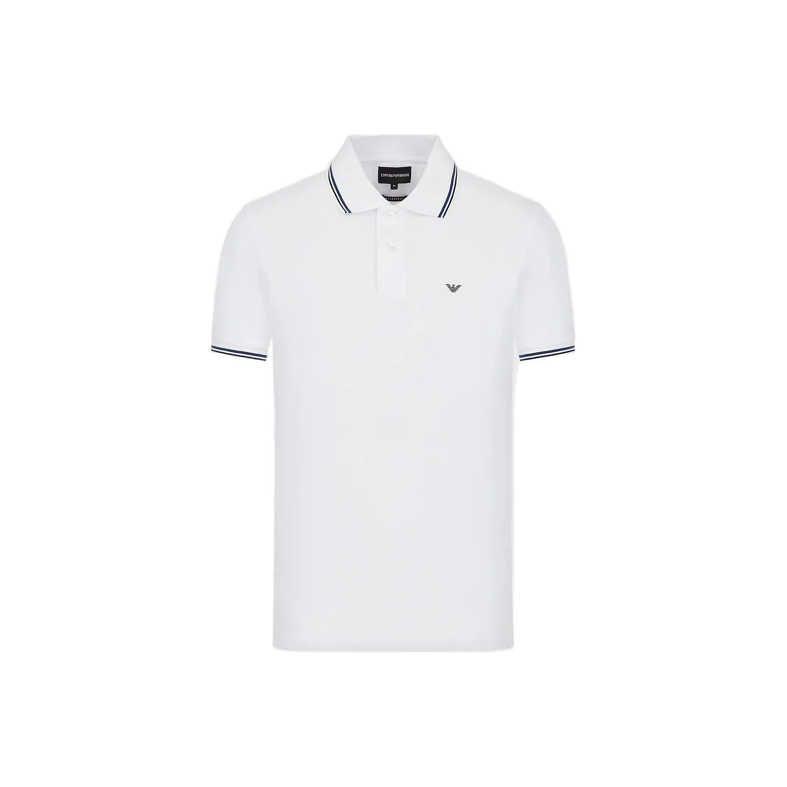 EMPORIO ARMANI Slim fit Stretch Piqué Polo Shirt With Micro Eagle
