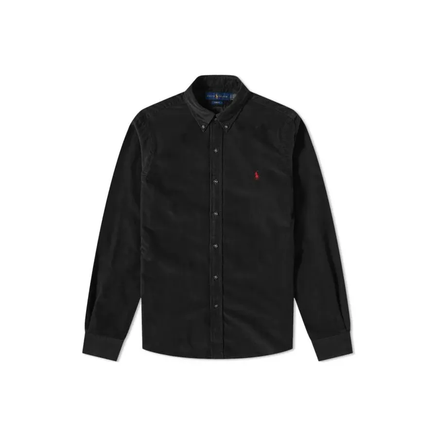 Polo Ralph Lauren Logo Embroidered Curved Hem Shirt