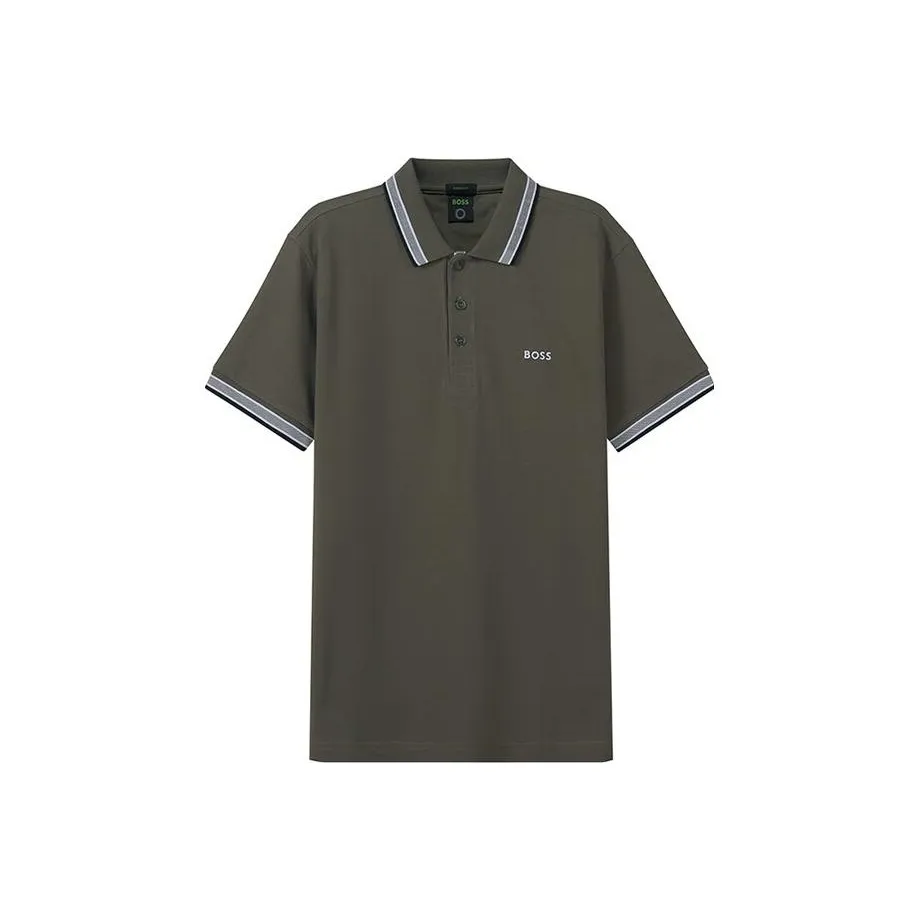 HUGO BOSS Polo Shirts Men's Army Green