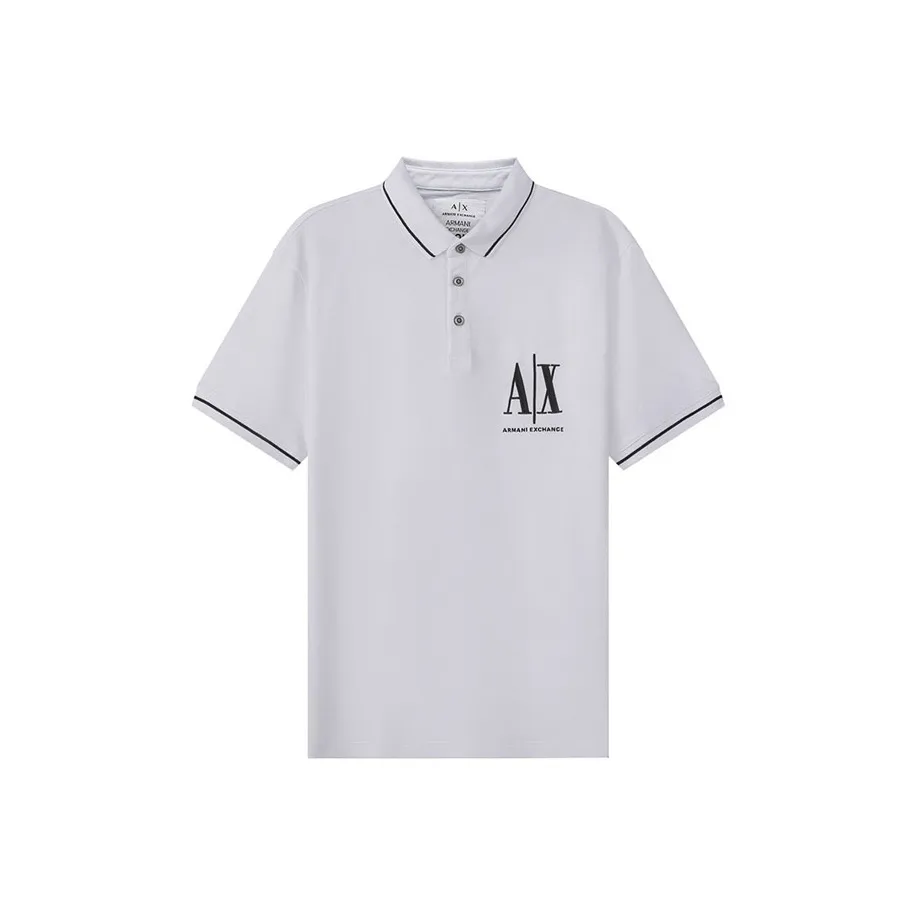 ARMANI EXCHANGE Polo Shirts Men's White